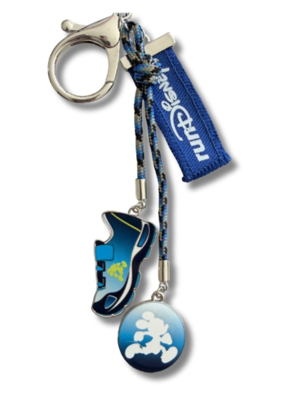 RunDisney Blue Mickey Keychain